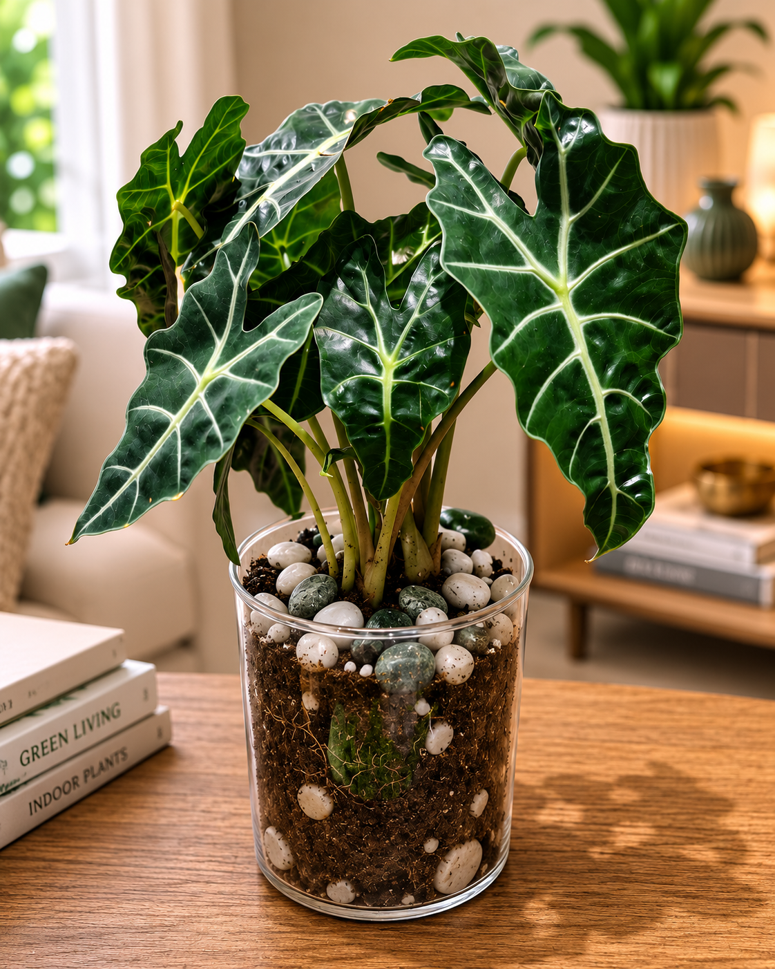 Four Seasons Alocasia Terrarium