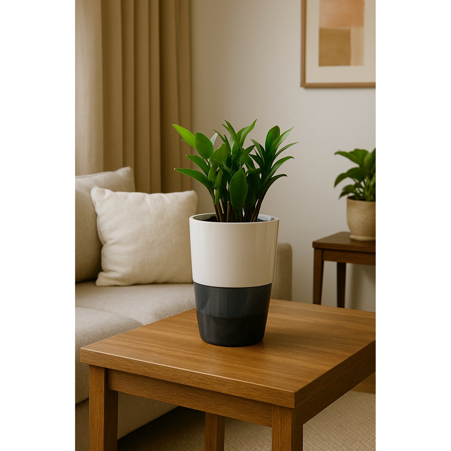 ZZ Plant( Zamioculcas zamiifolia) - Self Watering Planter