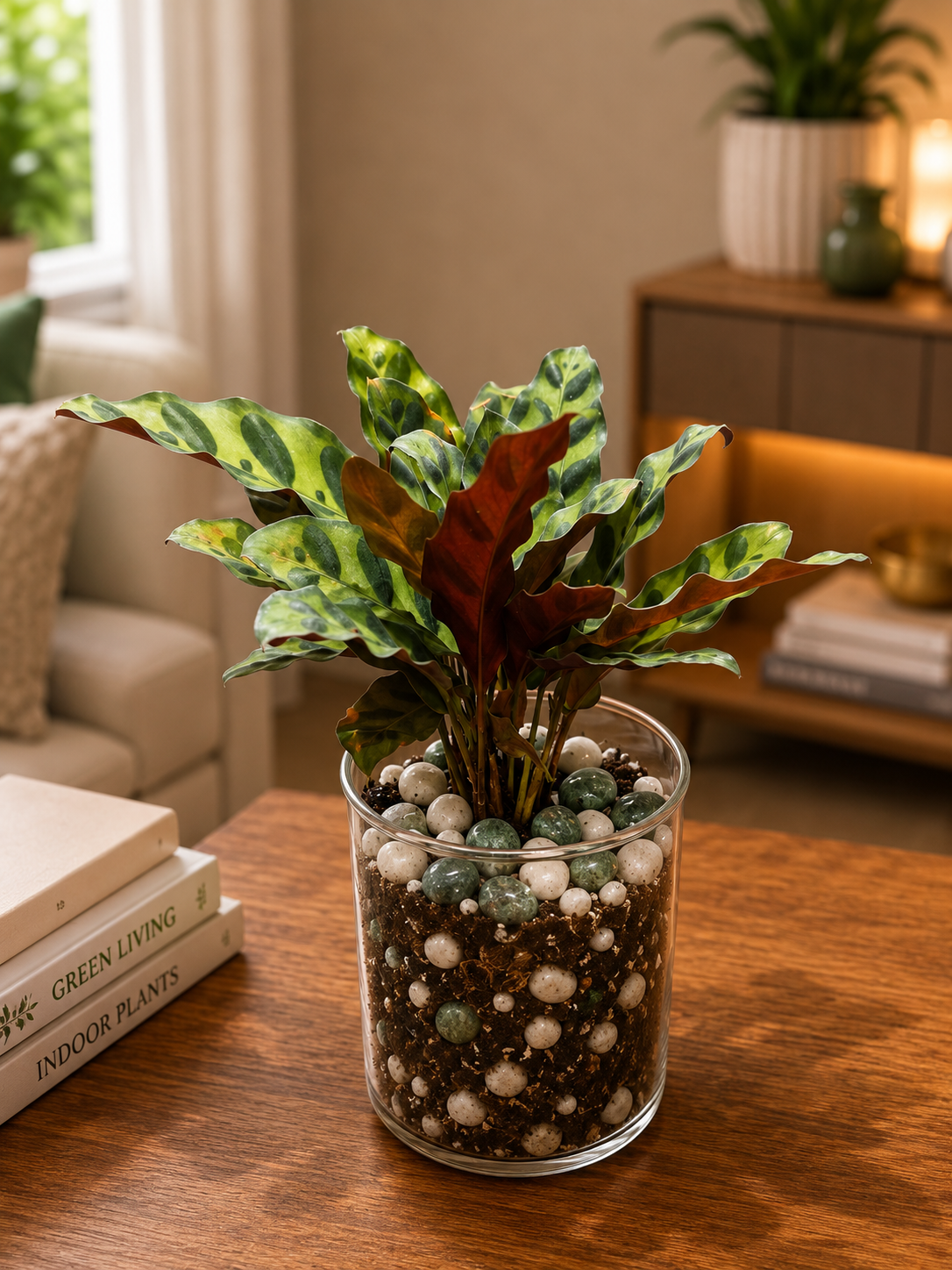 Rattle Snake Calathea Terrarium